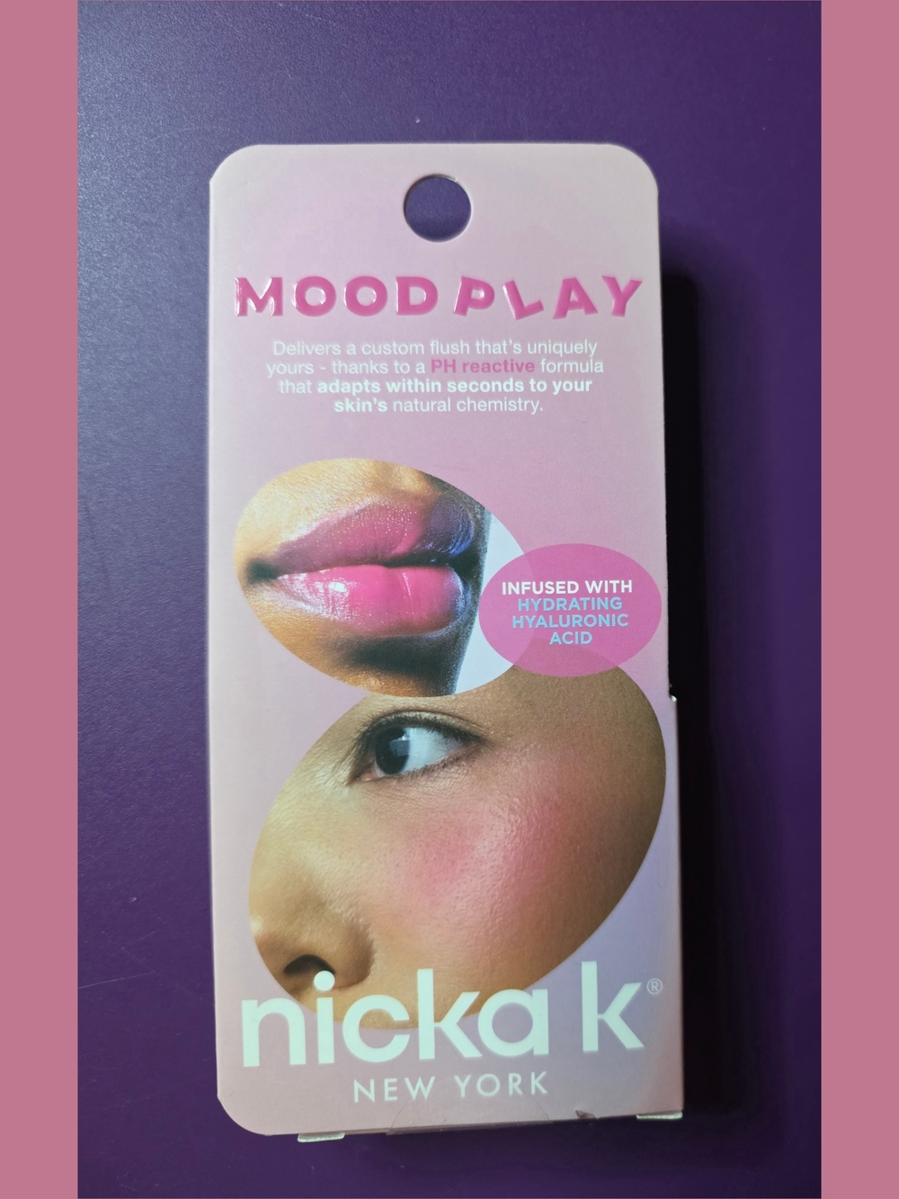 Nicka K Mood Play Hydrating Lip & Cheek Tint — Pink